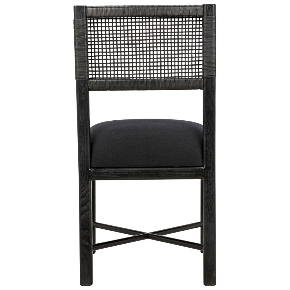 Lobos Chair, Charcoal Black by NOIR