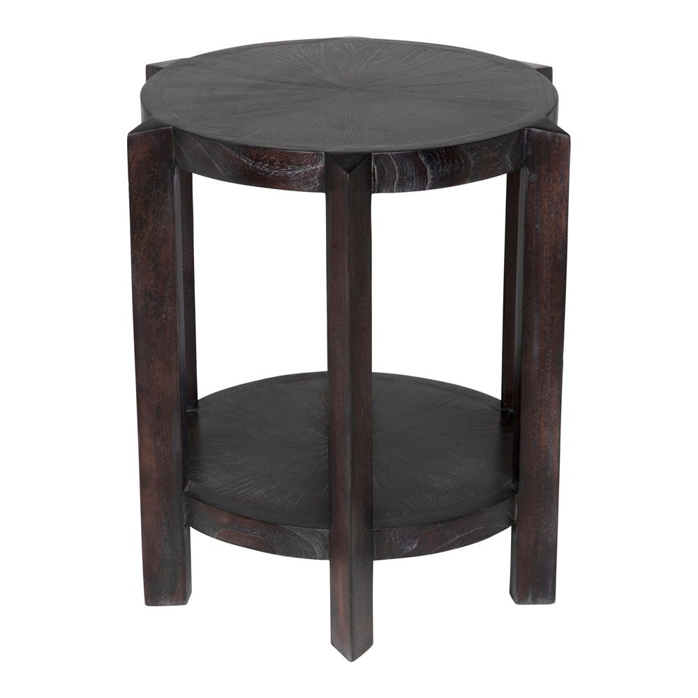 Yuhuda Small Side Table, Sombre Finish by NOIR