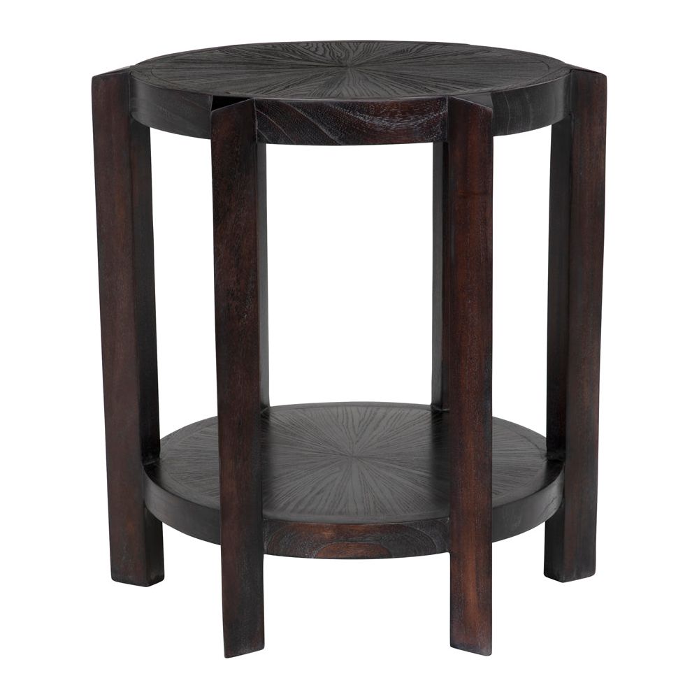 Yuhuda Small Side Table, Sombre Finish by NOIR