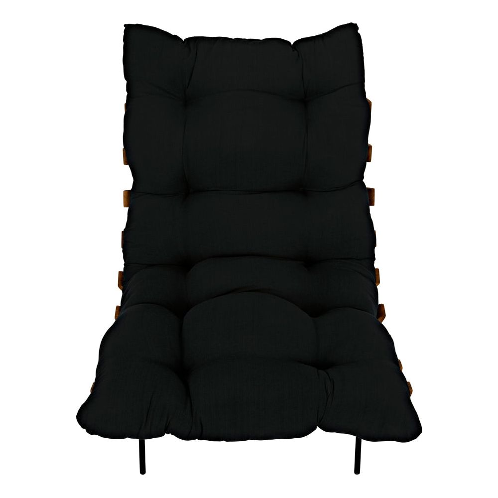 Hanzo Chair with Iron Legs, Teak by NOIR