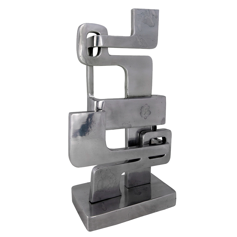 Kubric Sculpture, Silver by NOIR