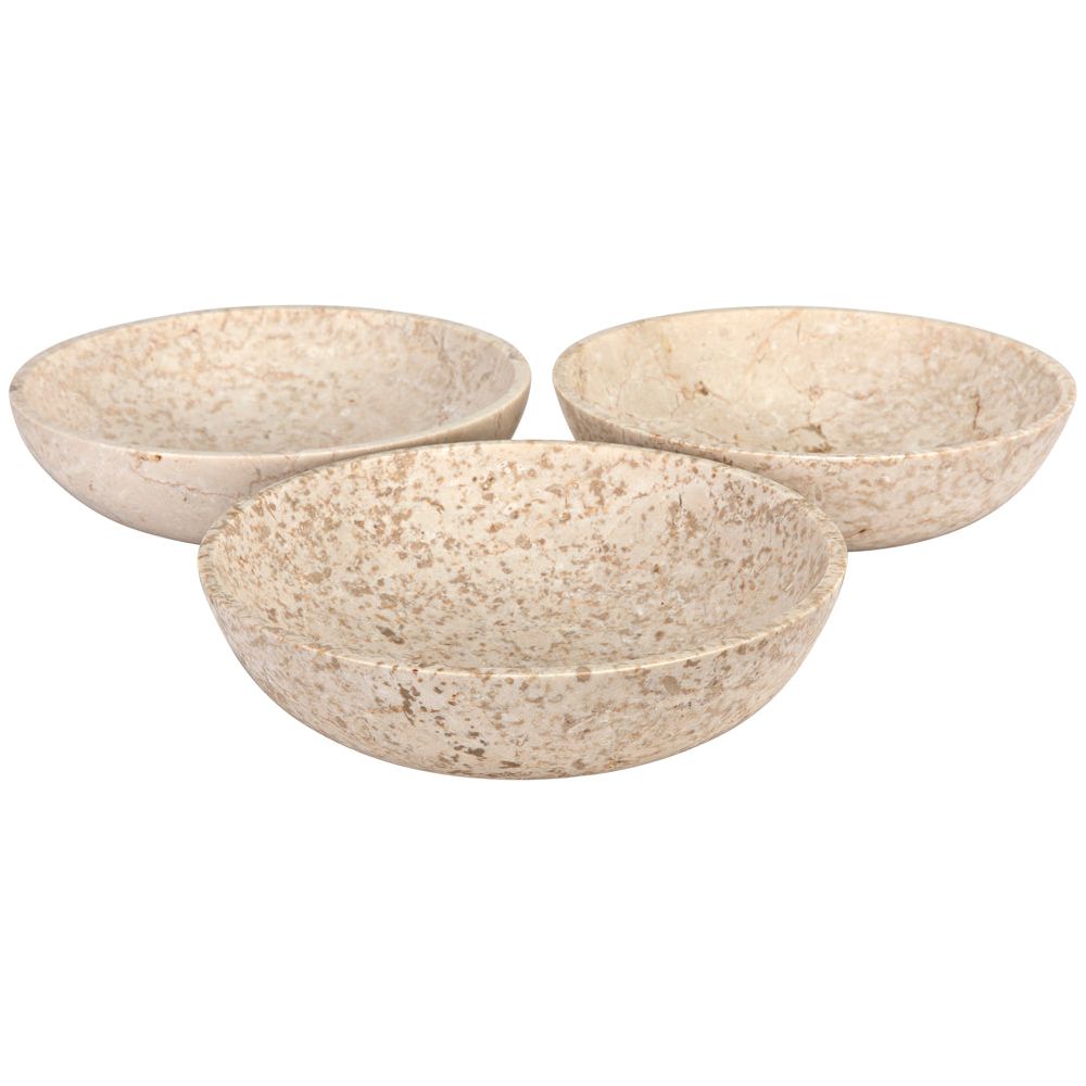 Marble Bowls, Set of 3 by NOIR