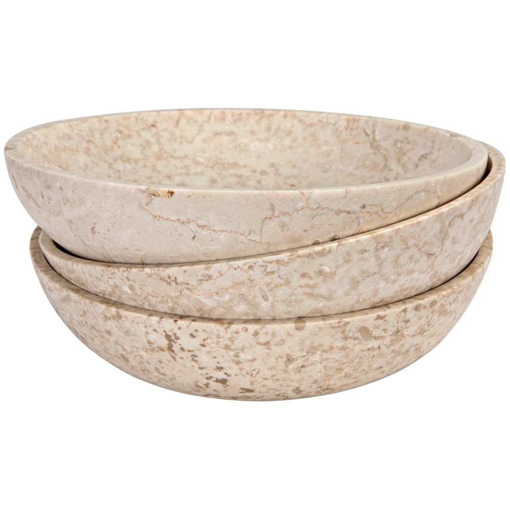 Marble Bowls, Set of 3 by NOIR