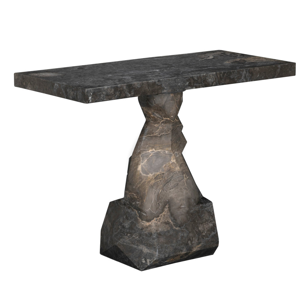 Tilden Console, Black Marble by NOIR