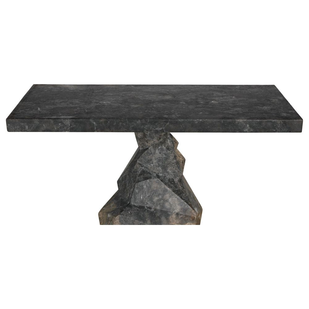 Tilden Console, Black Marble by NOIR
