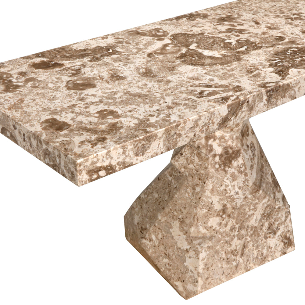 Tilden Console, White Marble by NOIR
