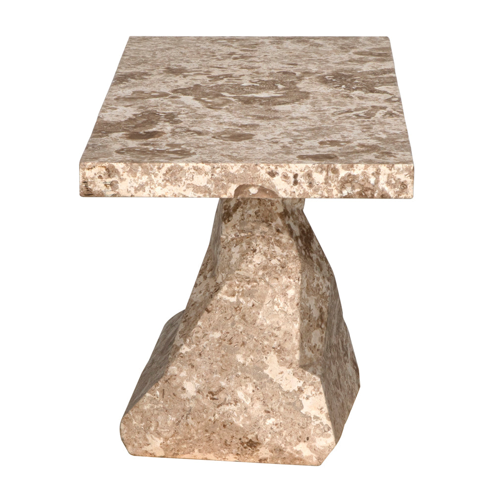 Tilden Console, White Marble by NOIR