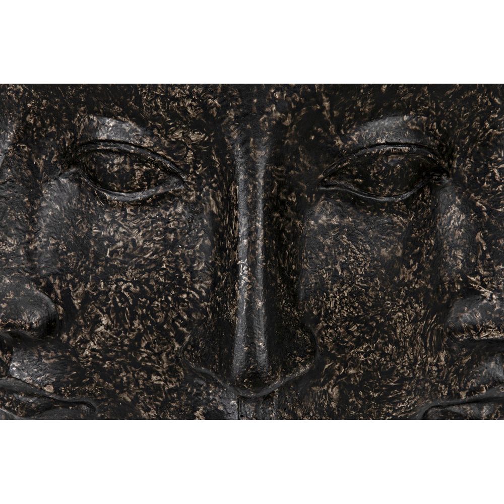 Multi-Face Stool, Black Fiber Cement by NOIR