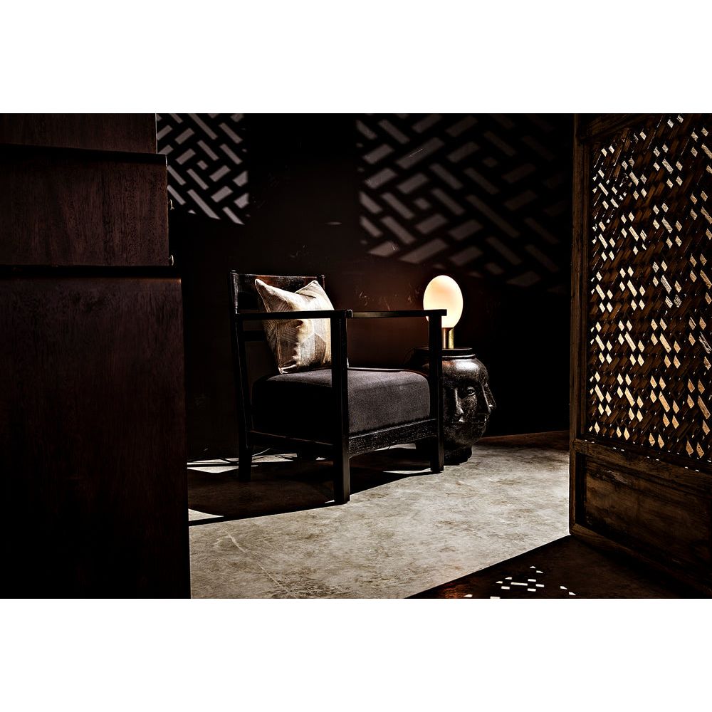 Multi-Face Stool, Black Fiber Cement by NOIR