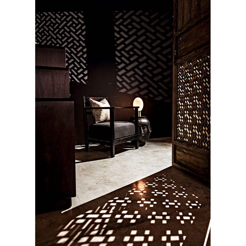 Multi-Face Stool, Black Fiber Cement by NOIR