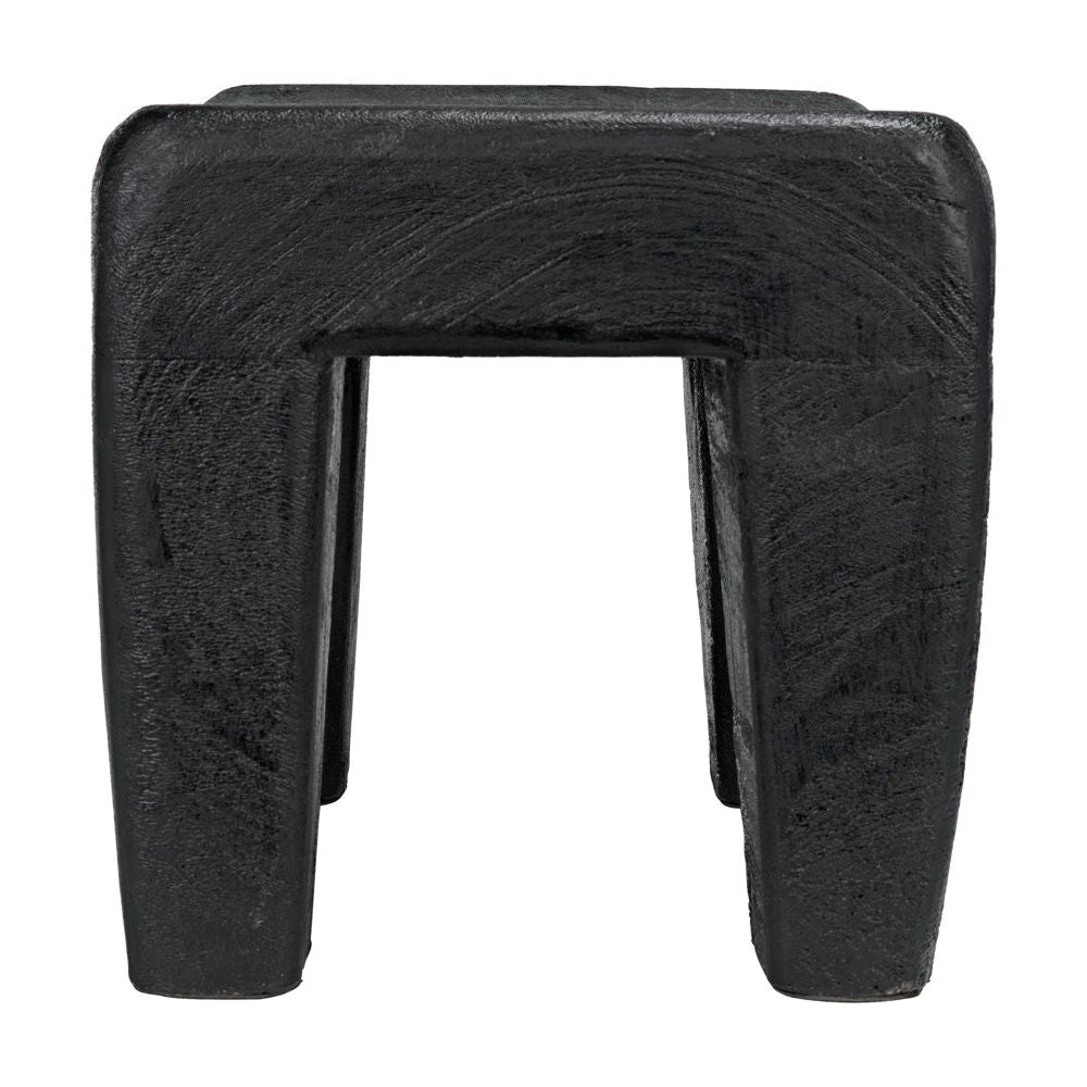 Sumo Stool, Black Burnt by NOIR