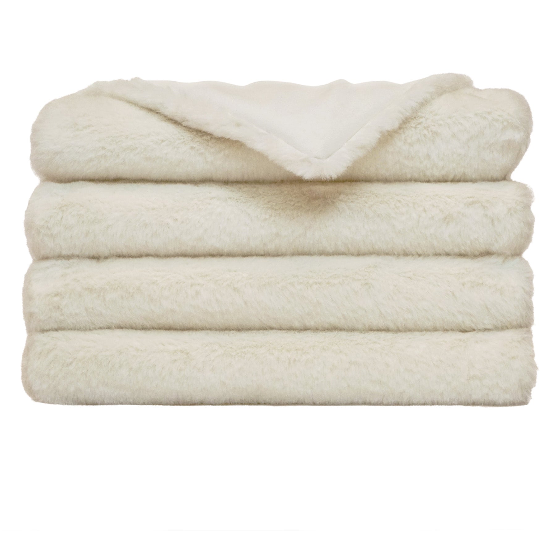 DV KAP Home Furocious Throw - Cream by DV KAP Home