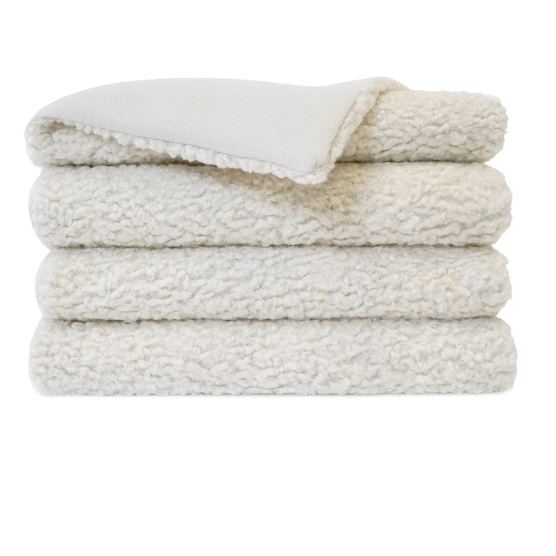 DV KAP Home Poodle Throw - Ivory by DV KAP Home