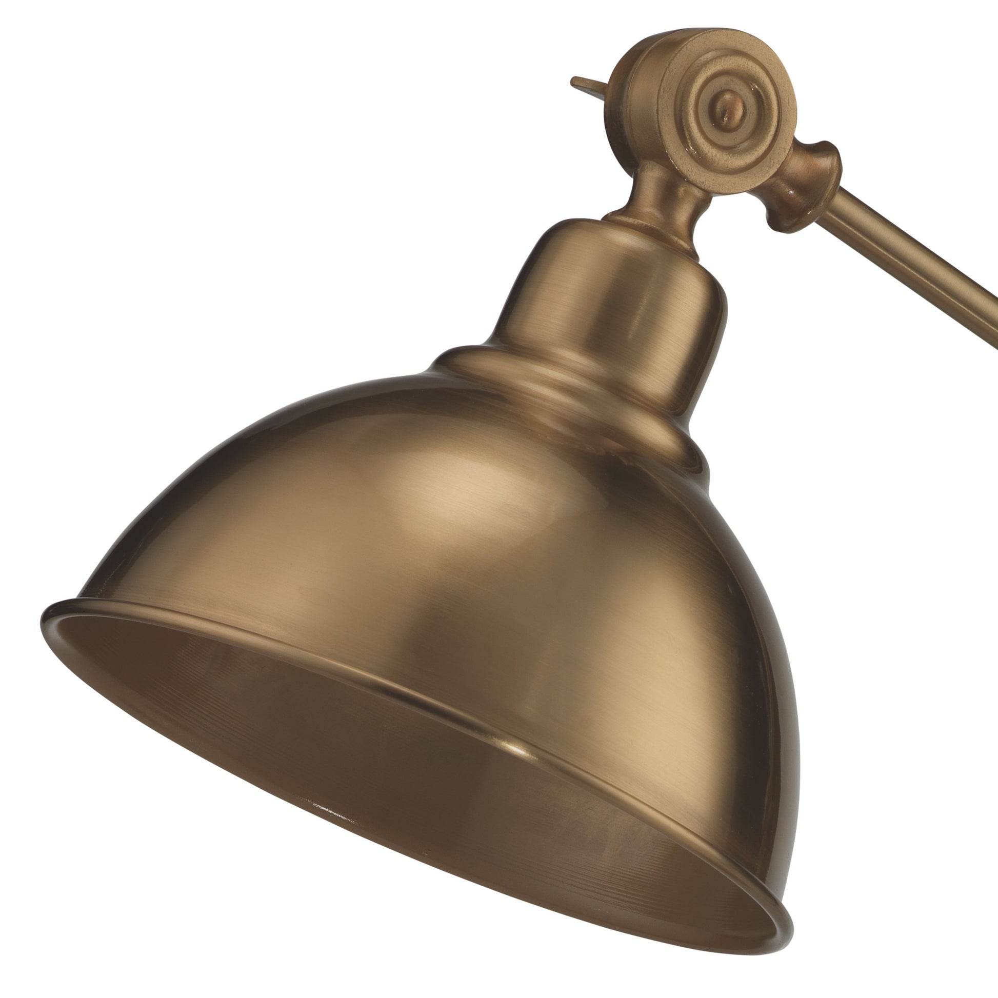 Wallace Adjustable Table Lamp, Antique Brass by Jamie Young