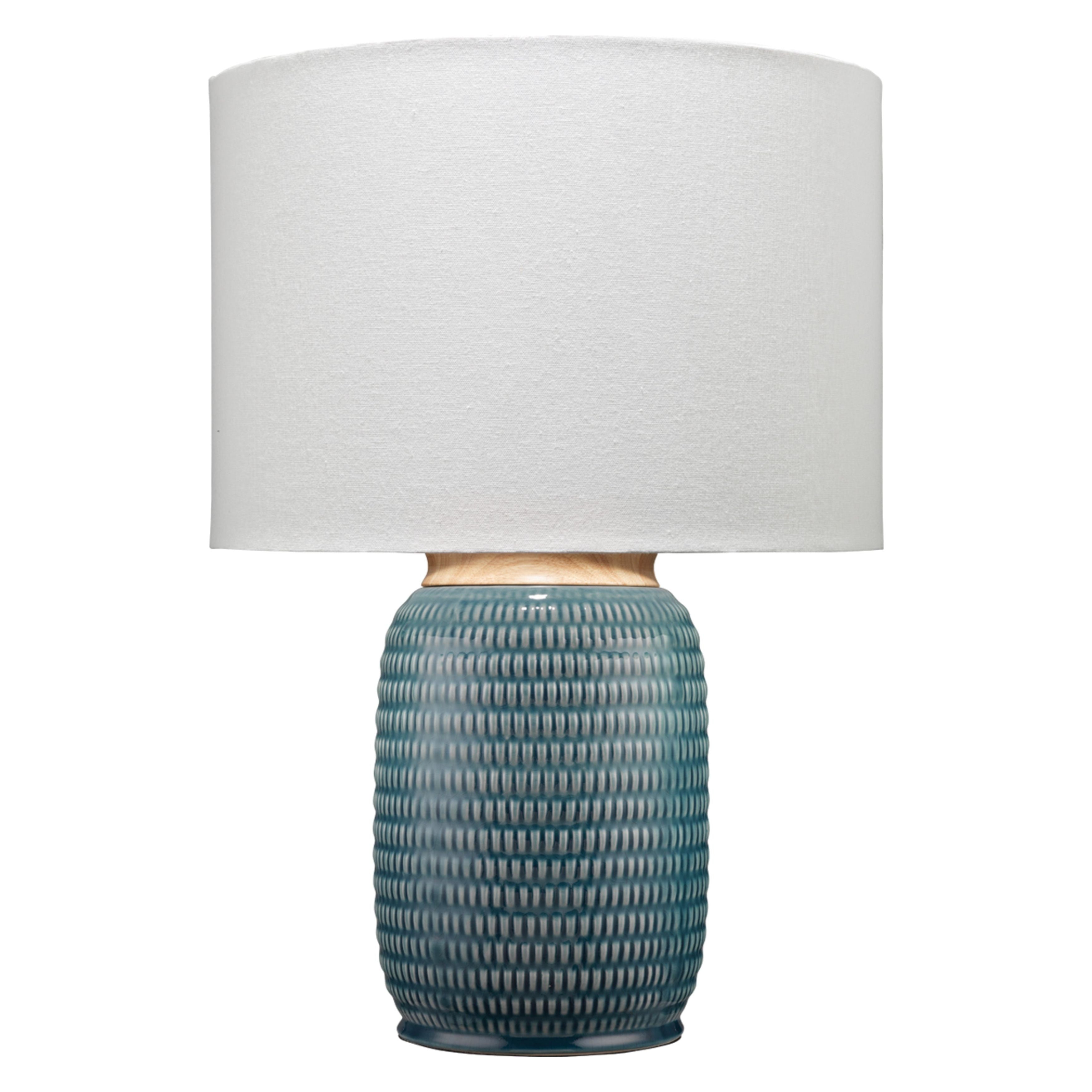 Graham Ceramic Table Lamp Blue by Jamie Young
