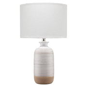 Ashwell Ceramic Table Lamp, White by Jamie Young