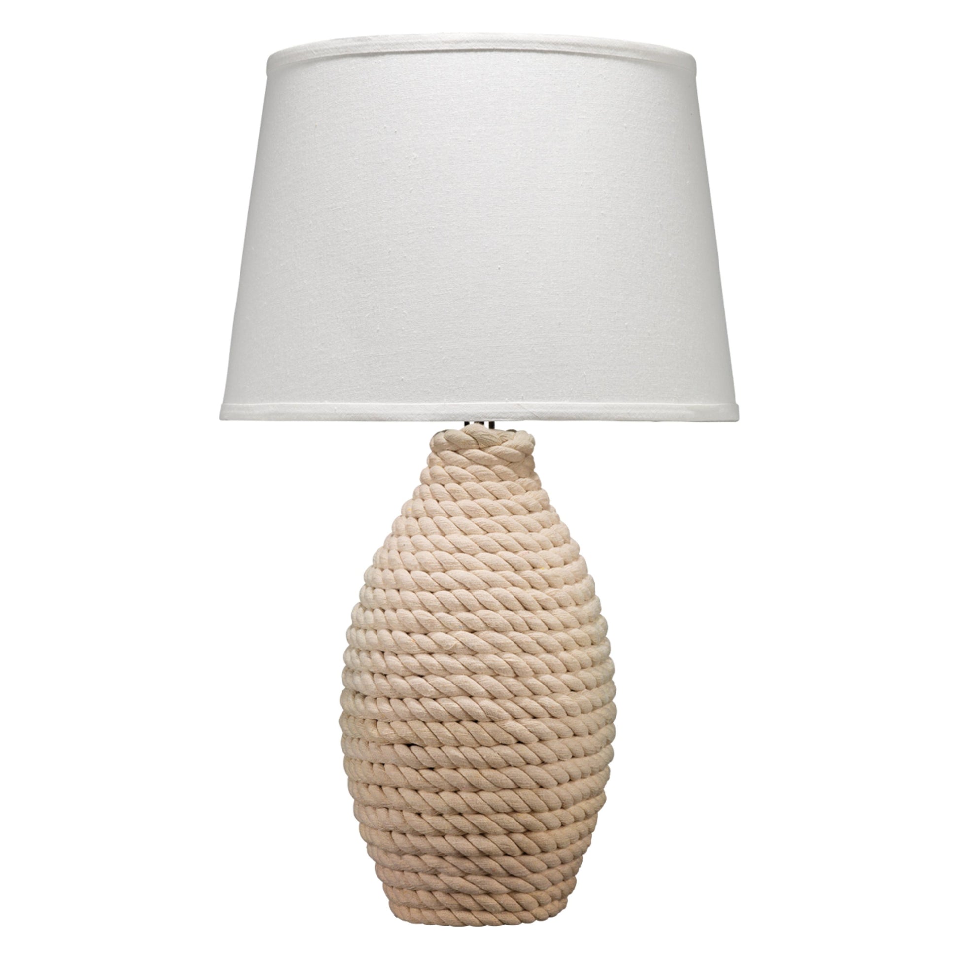 Rope Table Lamp, Off White by Jamie Young