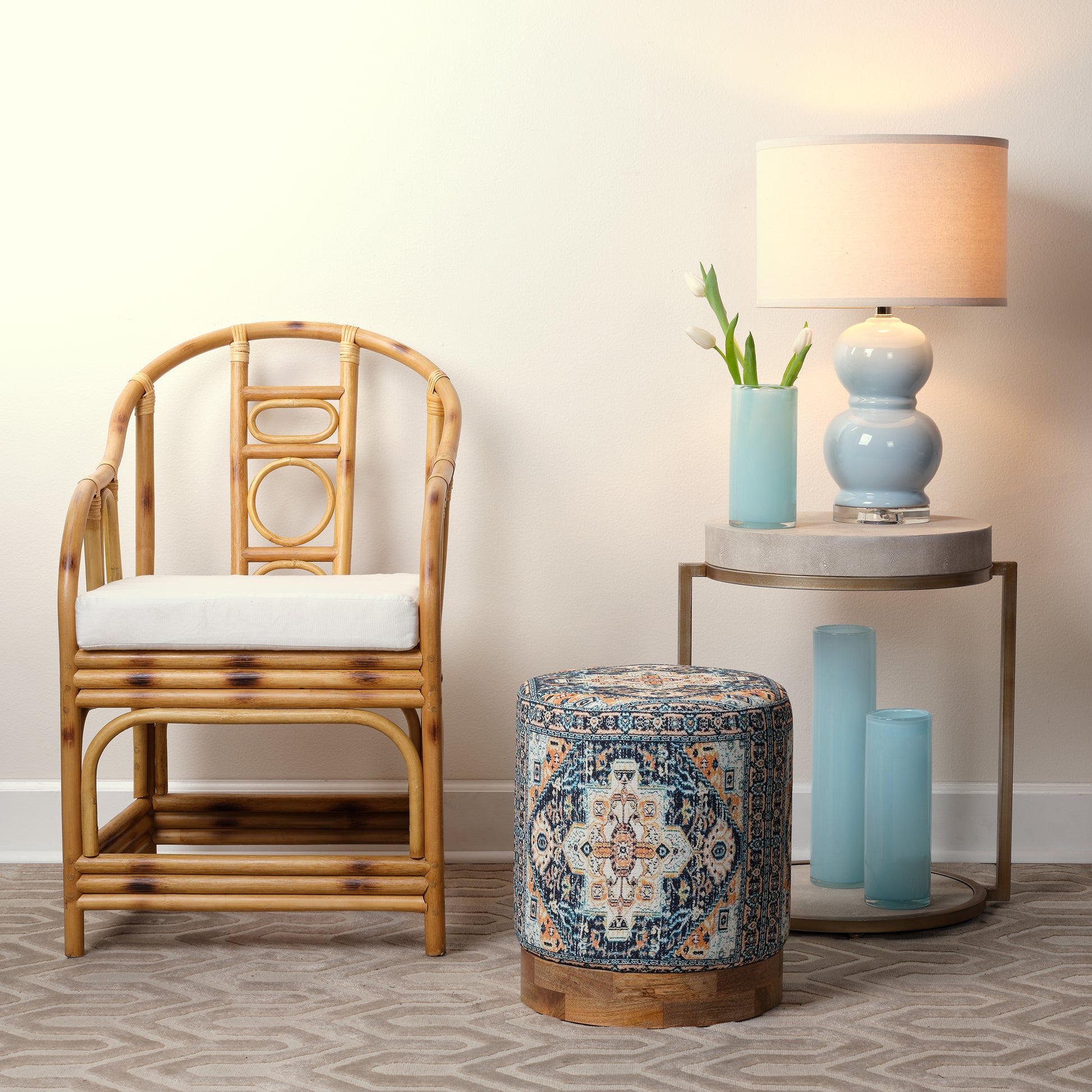 Bubble Ceramic Table Lamp by Jamie Young