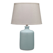 Milk Jug Glass Table Lamp, Blue by Jamie Young