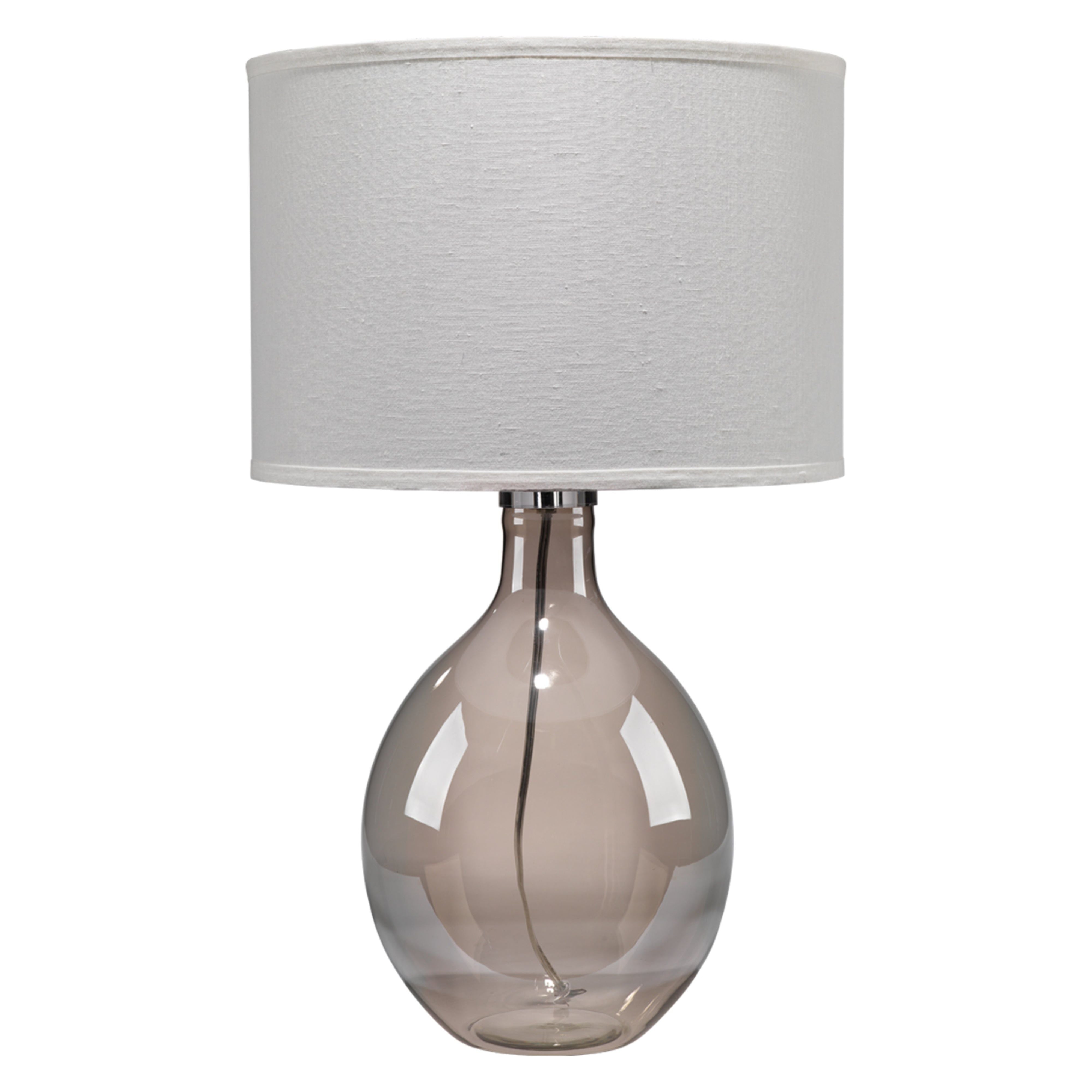 Juliette Blown-Glass Table Lamp, Grey by Jamie Young