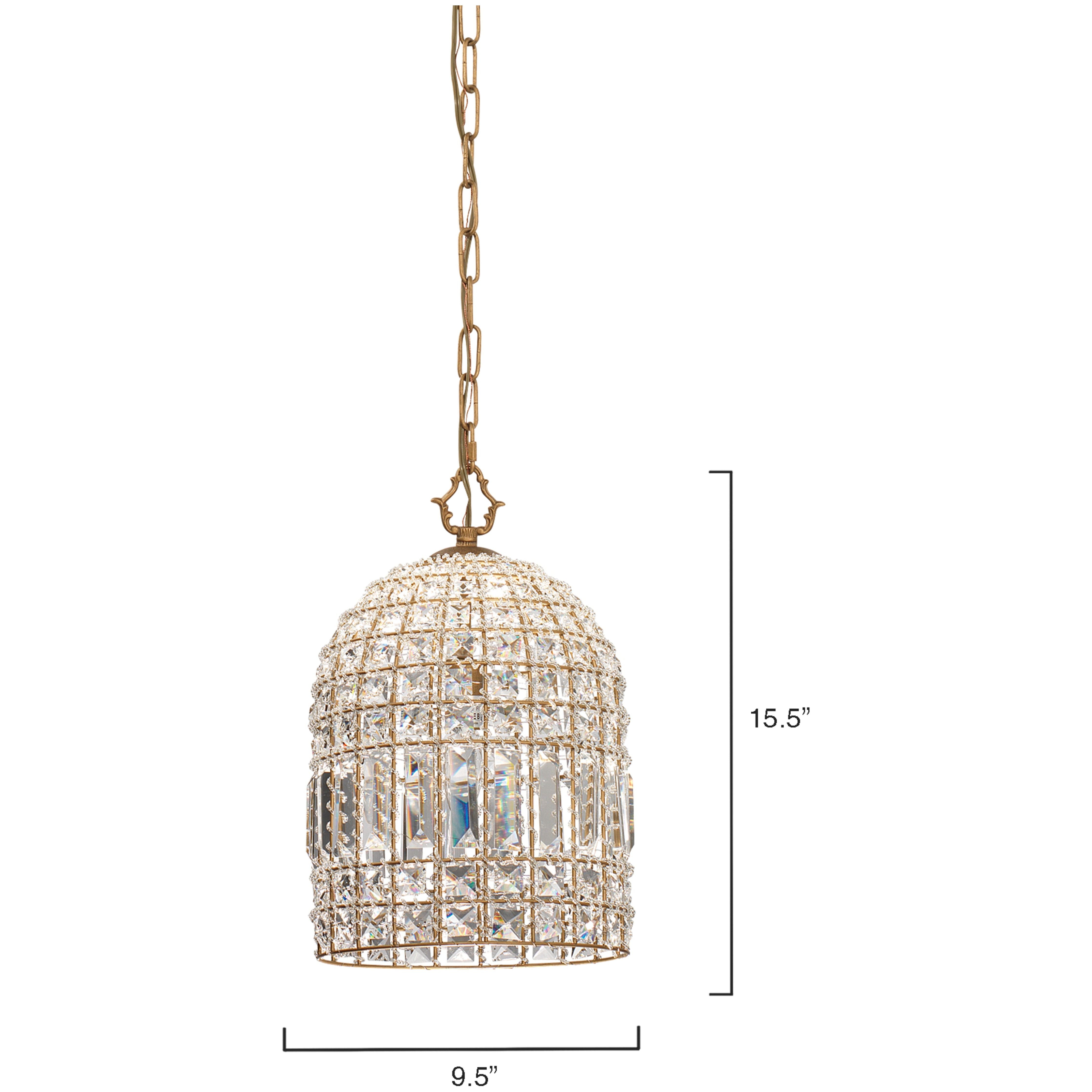 Crystal Pendant Chandelier by Jamie Young
