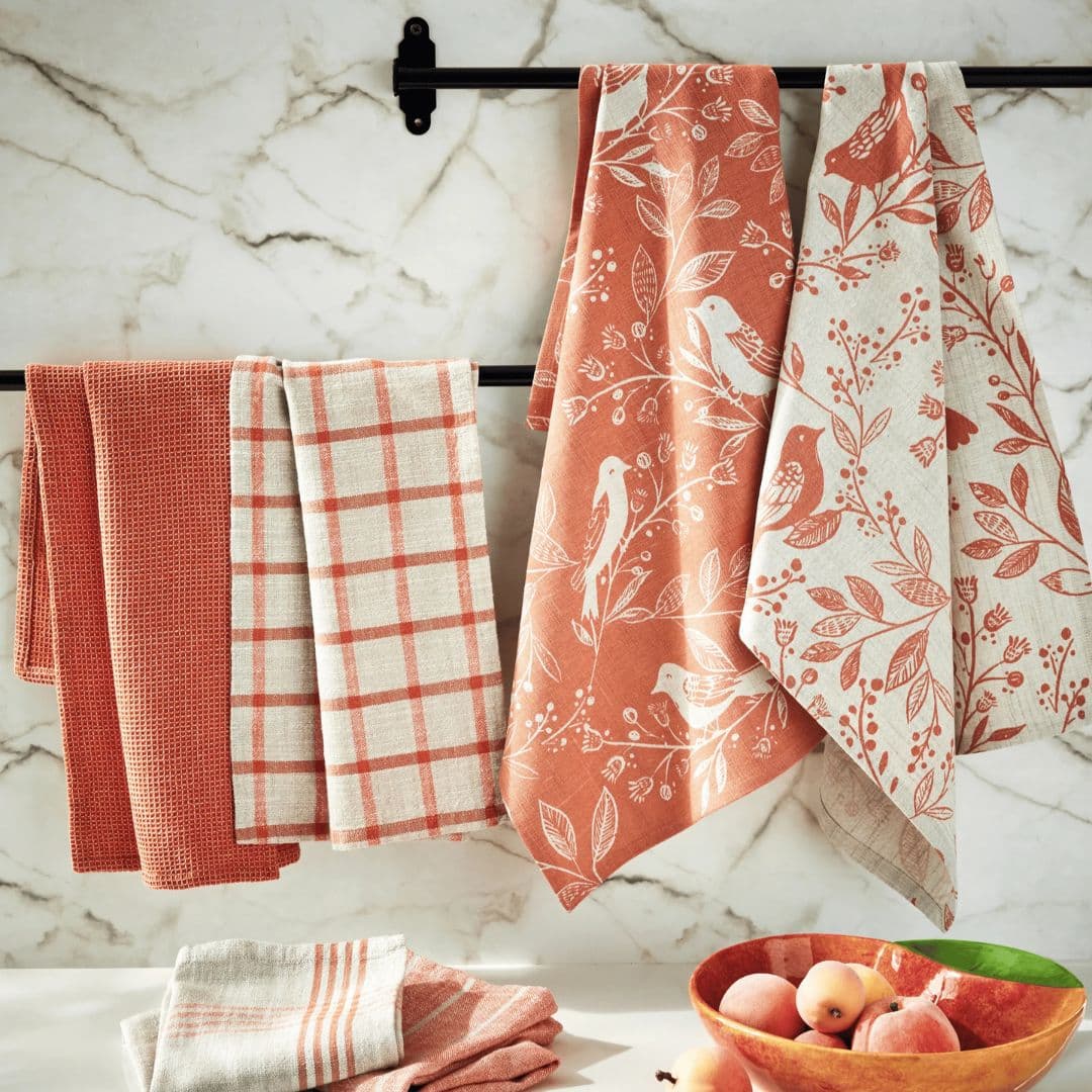 Canyon Print Dishtowel, Set of 2 | tag