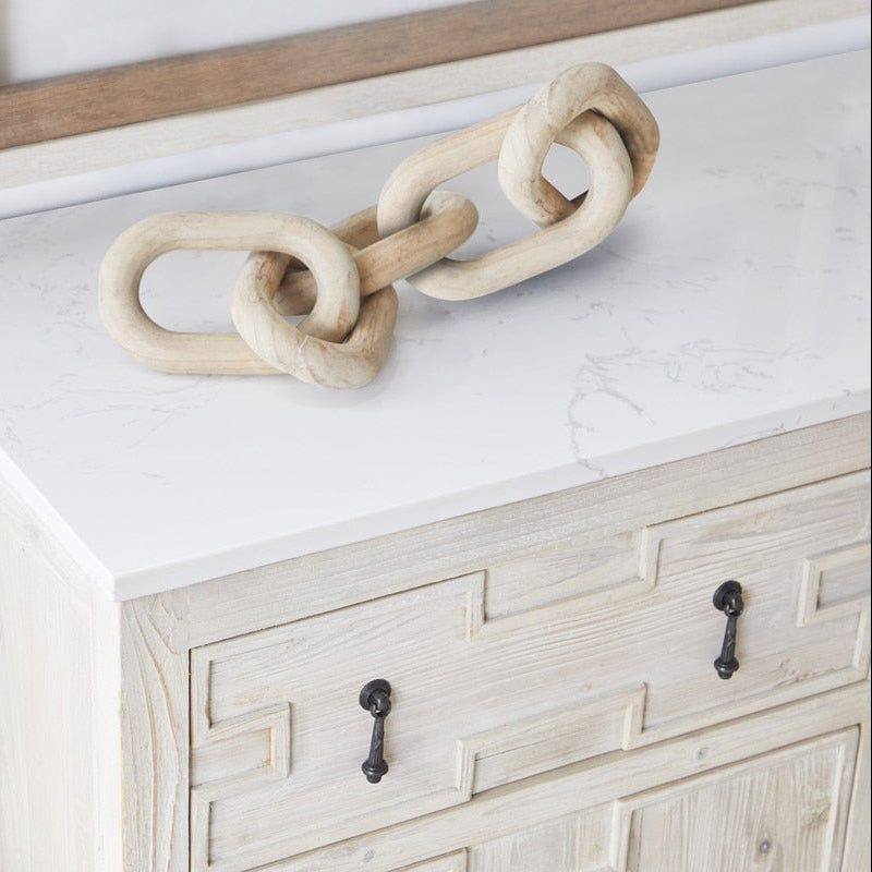 Cinq Wood Link – White Wash Pine by Essentials For Living