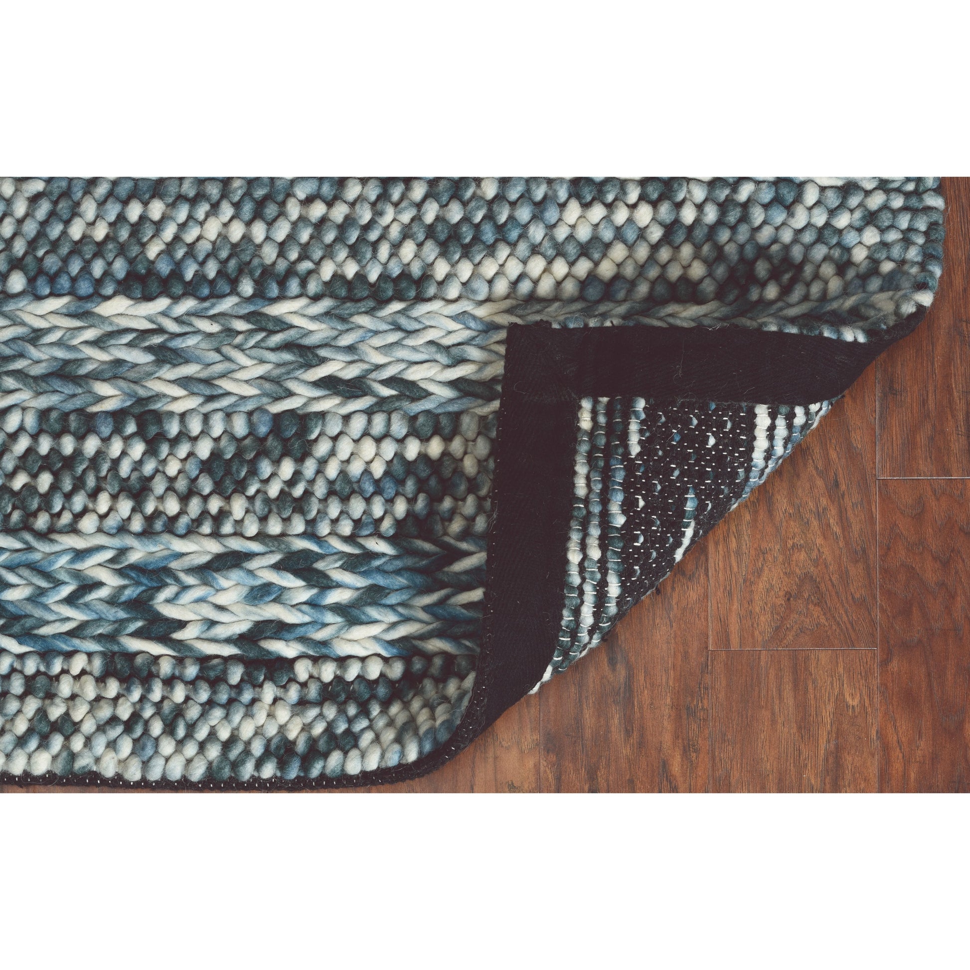 Blue Heather Handwoven Area Rug by KAS Rugs
