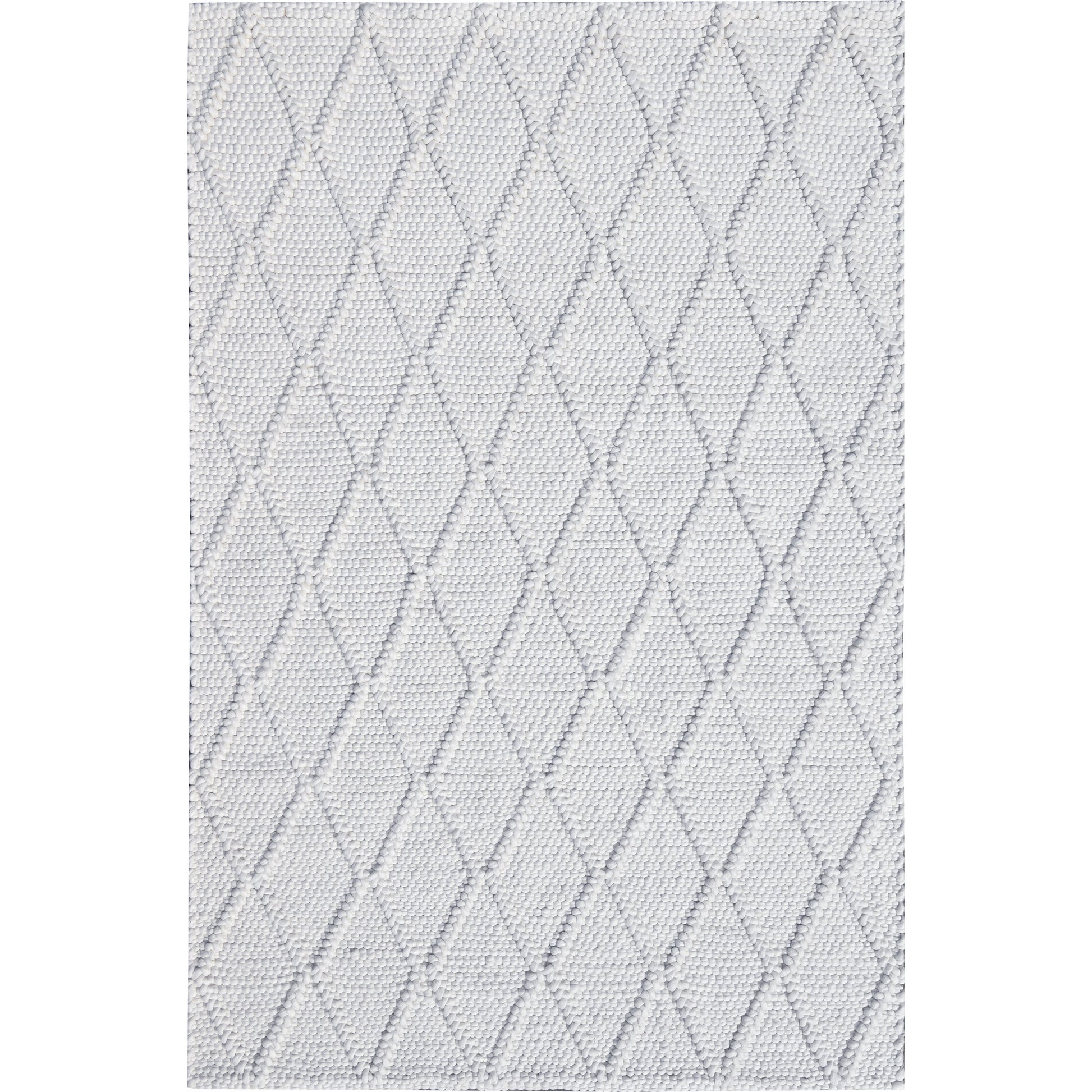 Ivory Diamonds Handwoven Area Rug by KAS Rugs