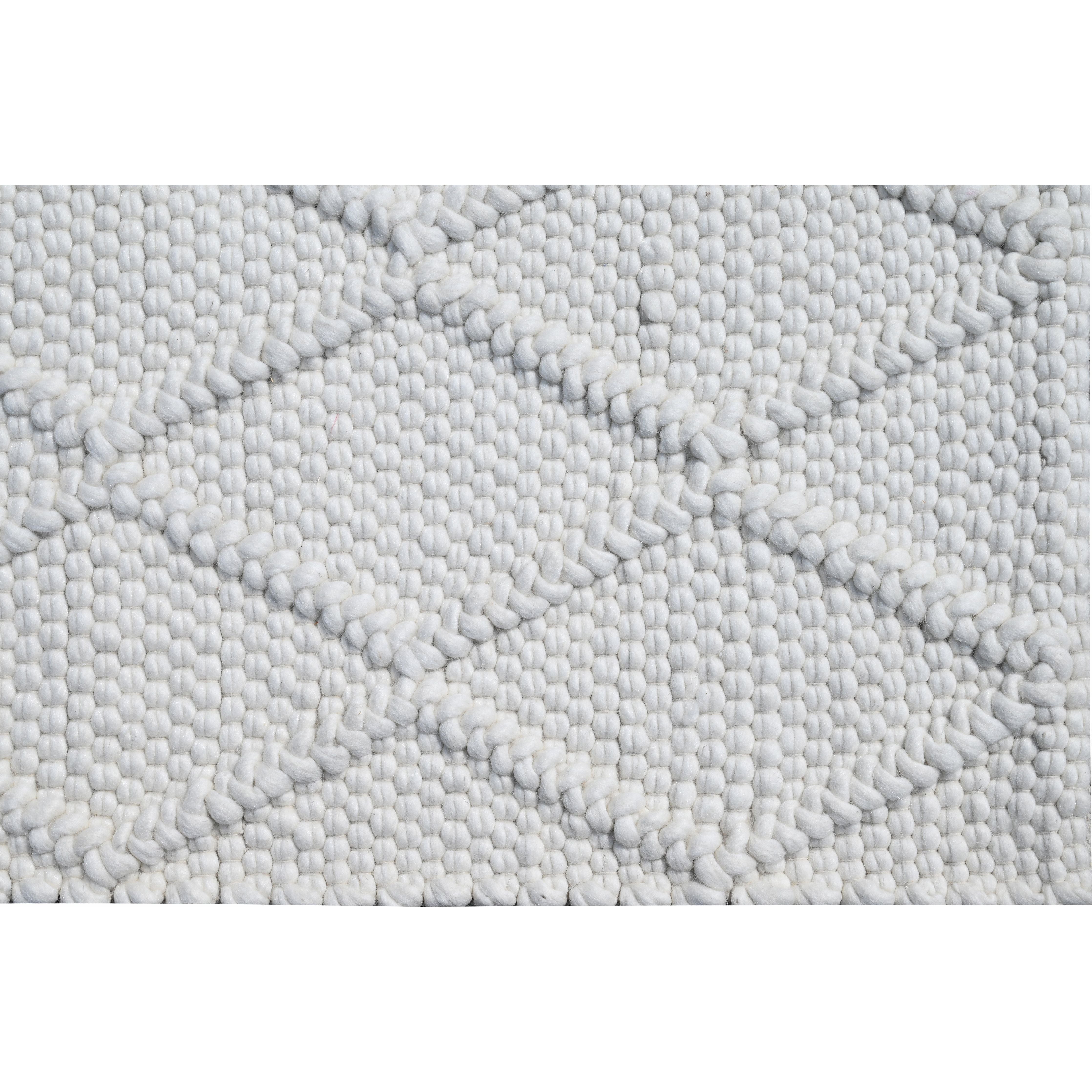 Ivory Diamonds Handwoven Area Rug by KAS Rugs