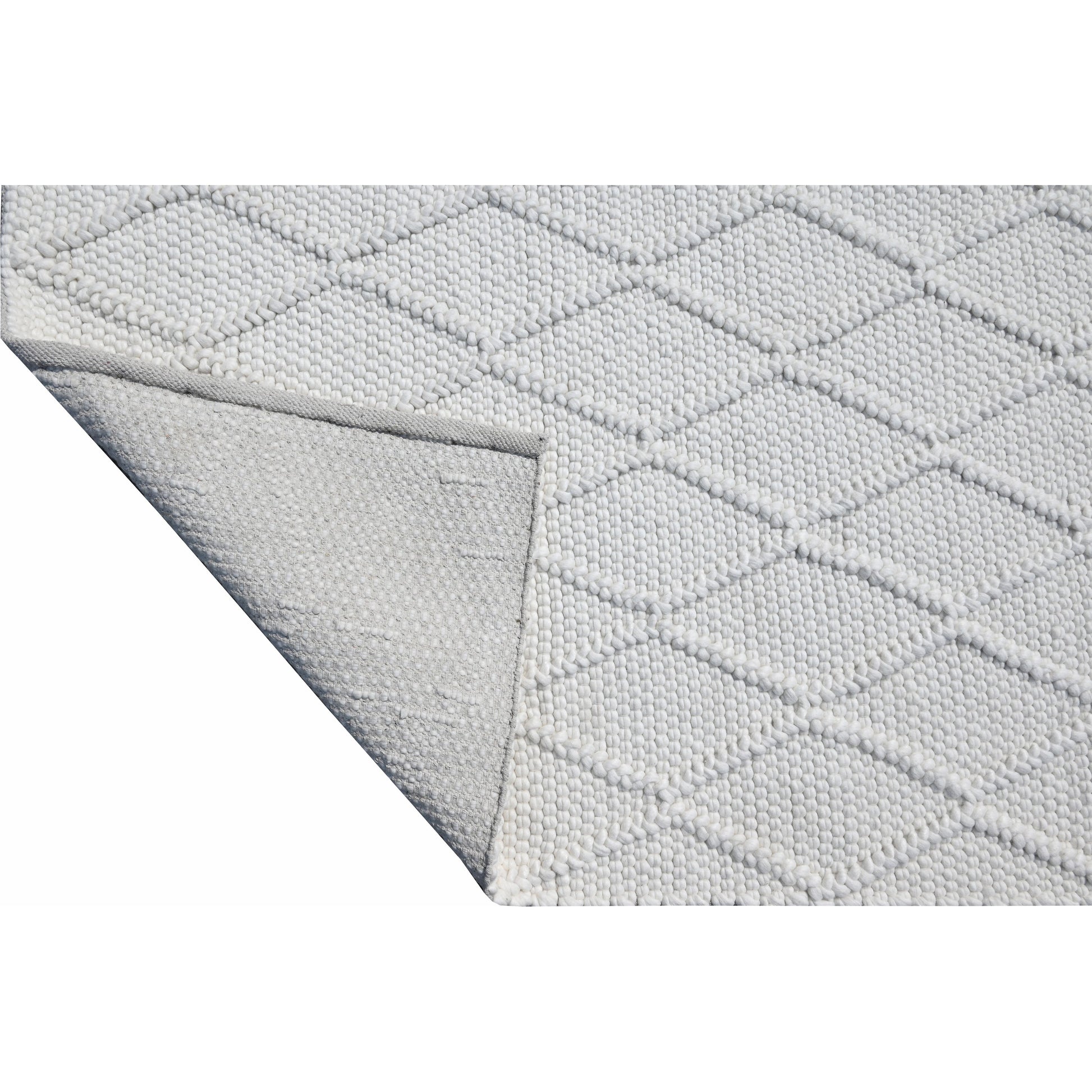 Ivory Diamonds Handwoven Area Rug by KAS Rugs