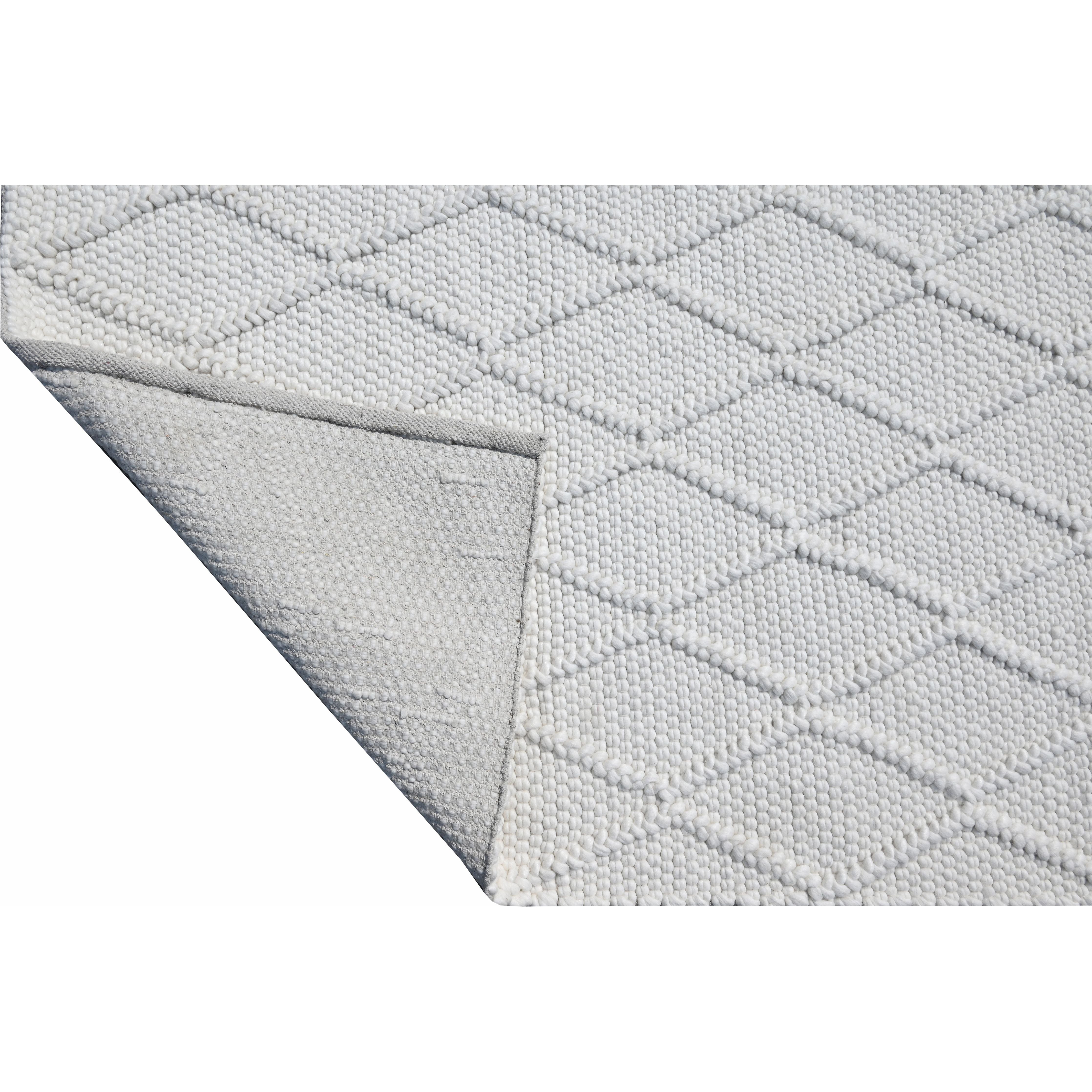 Ivory Diamonds Handwoven Area Rug by KAS Rugs