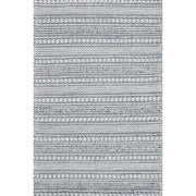 Grey/Ivory Cozy Handwoven Area Rug by KAS Rugs