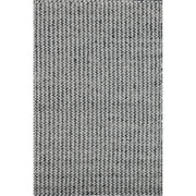 Grey/Ivory Chevron Handwoven Area Rug by KAS Rugs