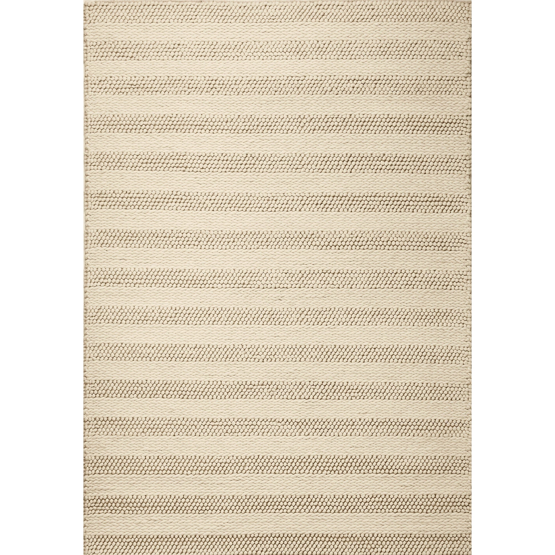 Winter White Handwoven Area Rug by KAS Rugs