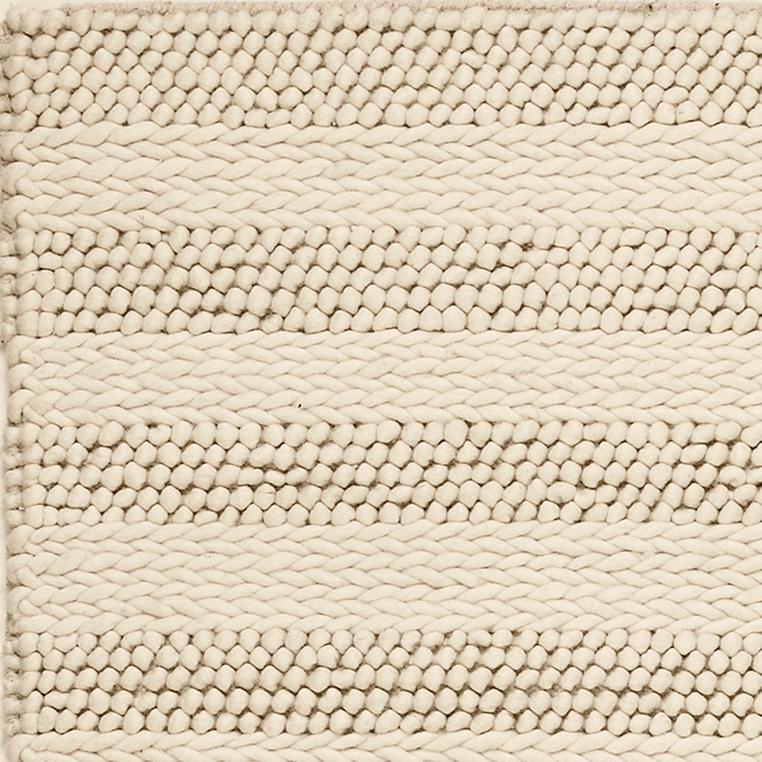 Winter White Handwoven Area Rug by KAS Rugs