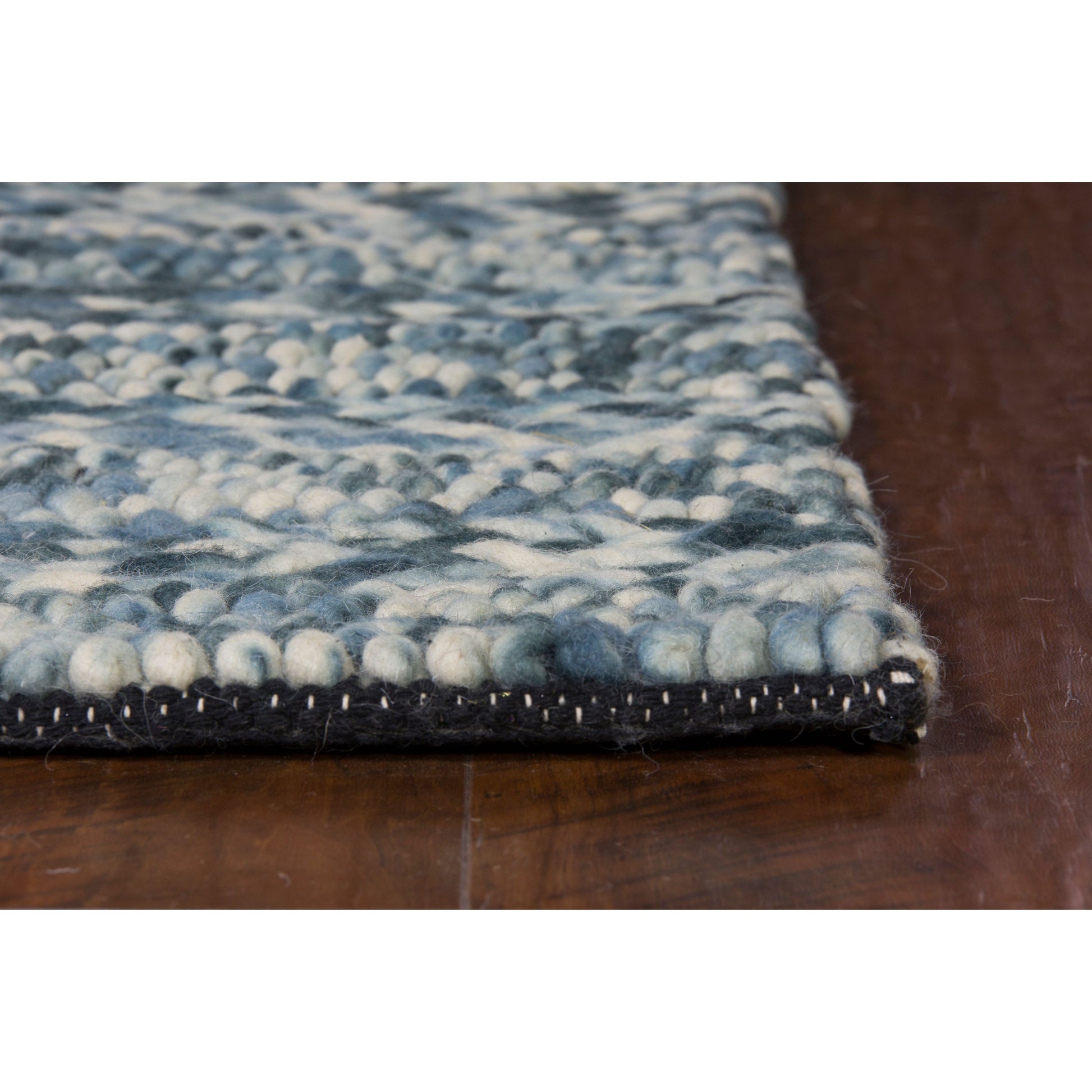 Blue Heather Handwoven Area Rug by KAS Rugs
