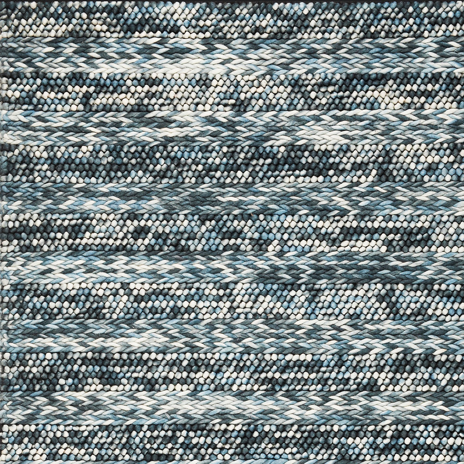 Blue Heather Handwoven Area Rug by KAS Rugs