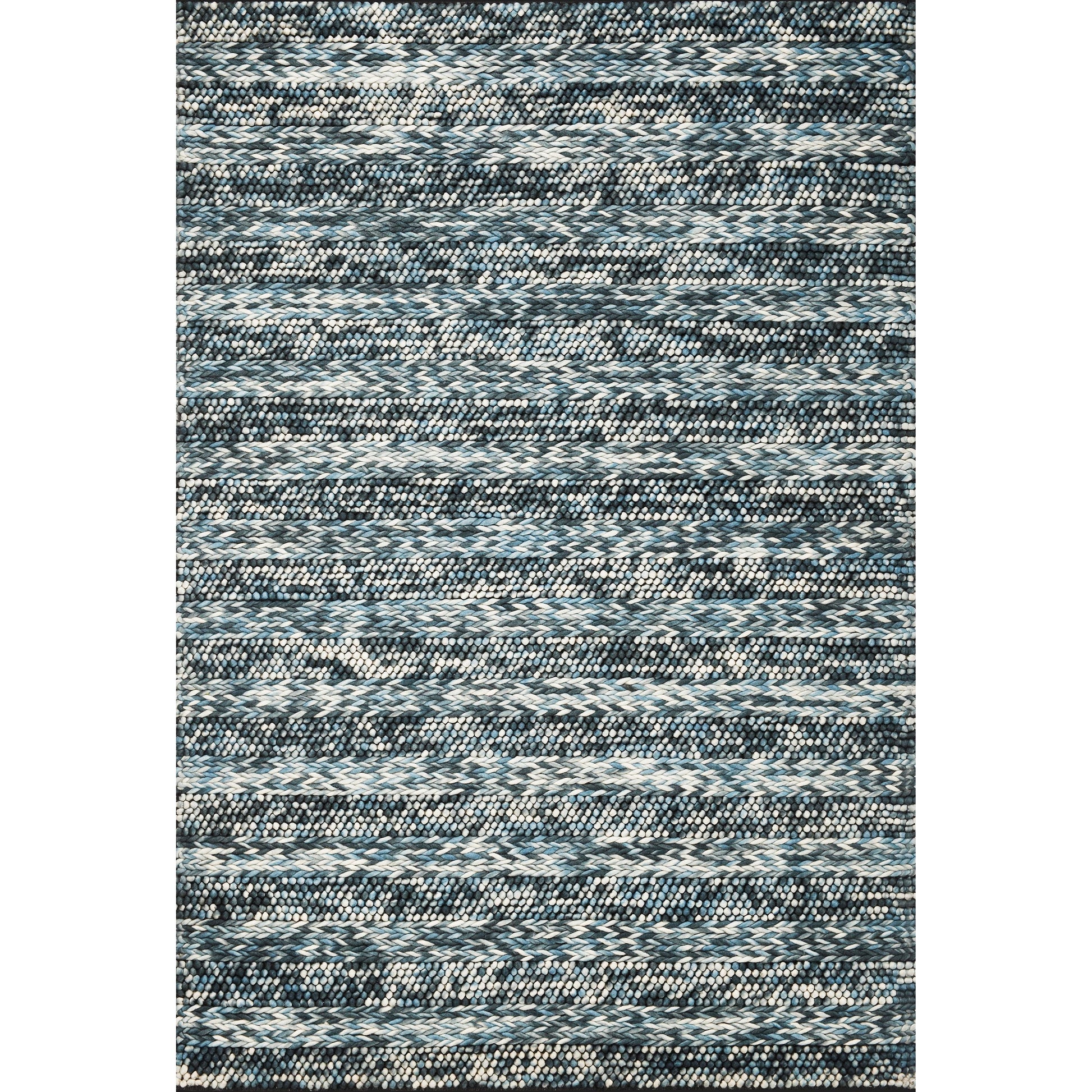 Blue Heather Handwoven Area Rug by KAS Rugs