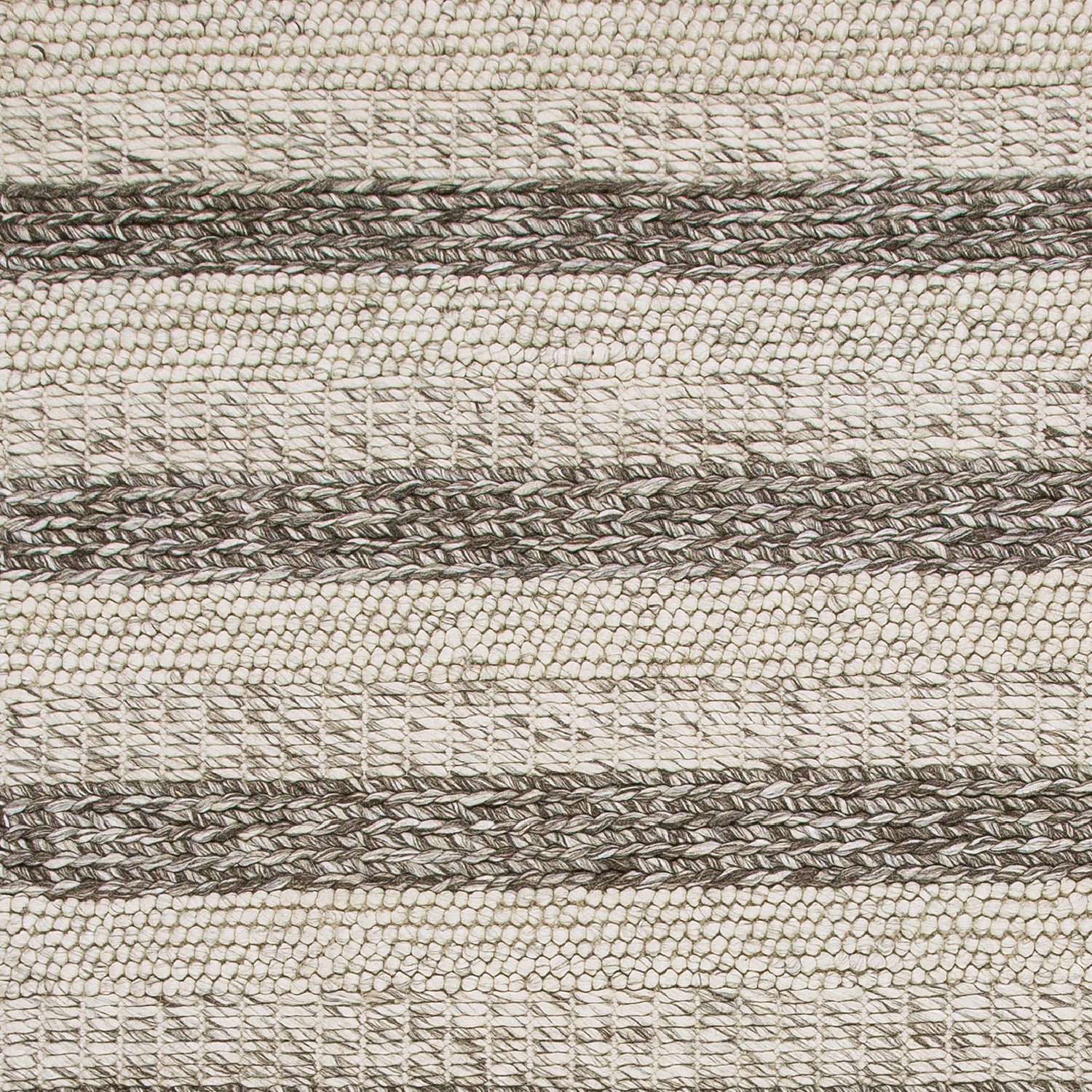 Grey/White Landscape Handwoven Area Rug by KAS Rugs