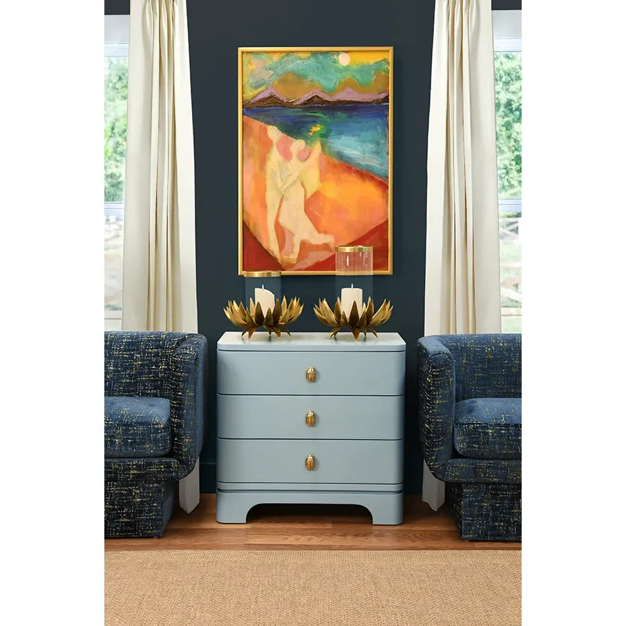Sirius Palm Tree Hurricane – Antique Brass | Worlds Away by Worlds Away