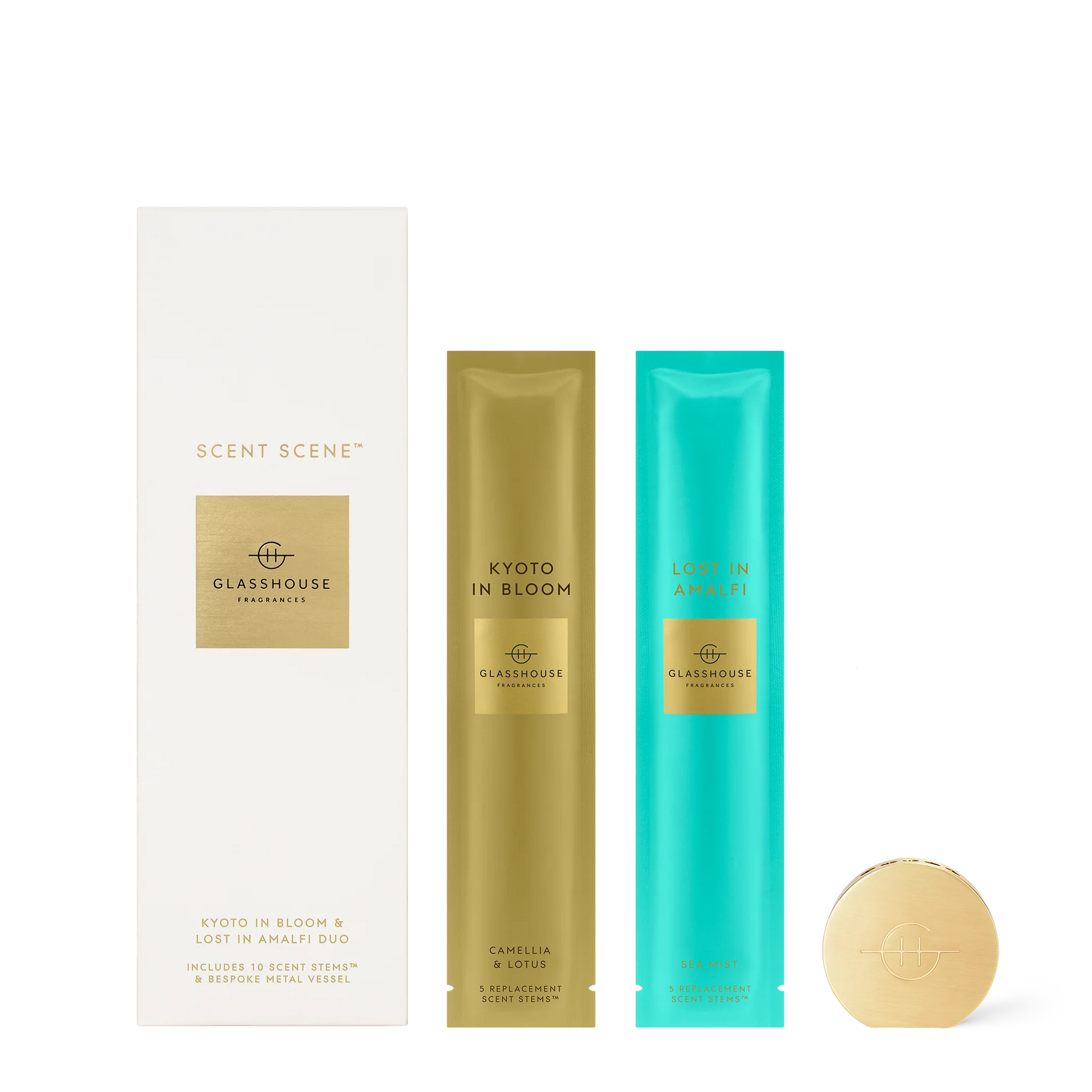 Scent Scene Duo – Lost in Amalfi & Kyoto in Bloom by Glasshouse Fragrances