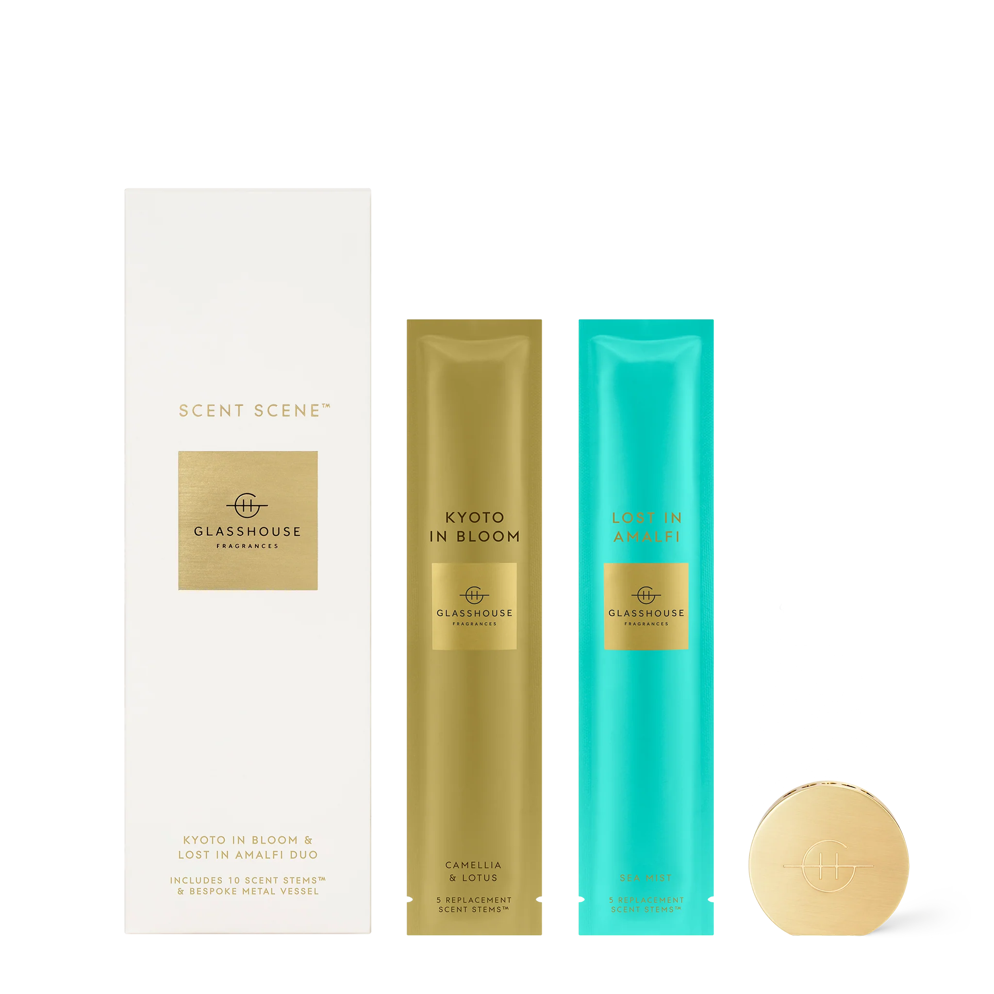 Scent Scene Duo – Lost in Amalfi & Kyoto in Bloom by Glasshouse Fragrances