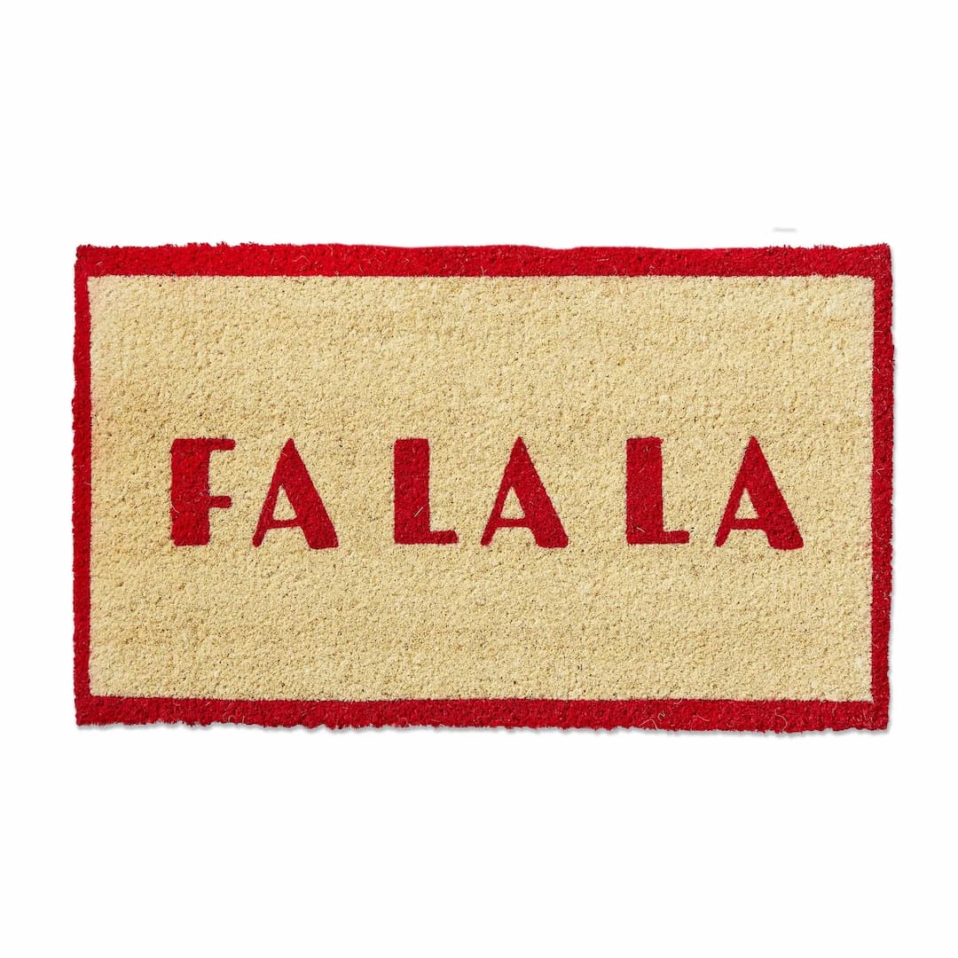 Fa La La Coir Doormat | tag