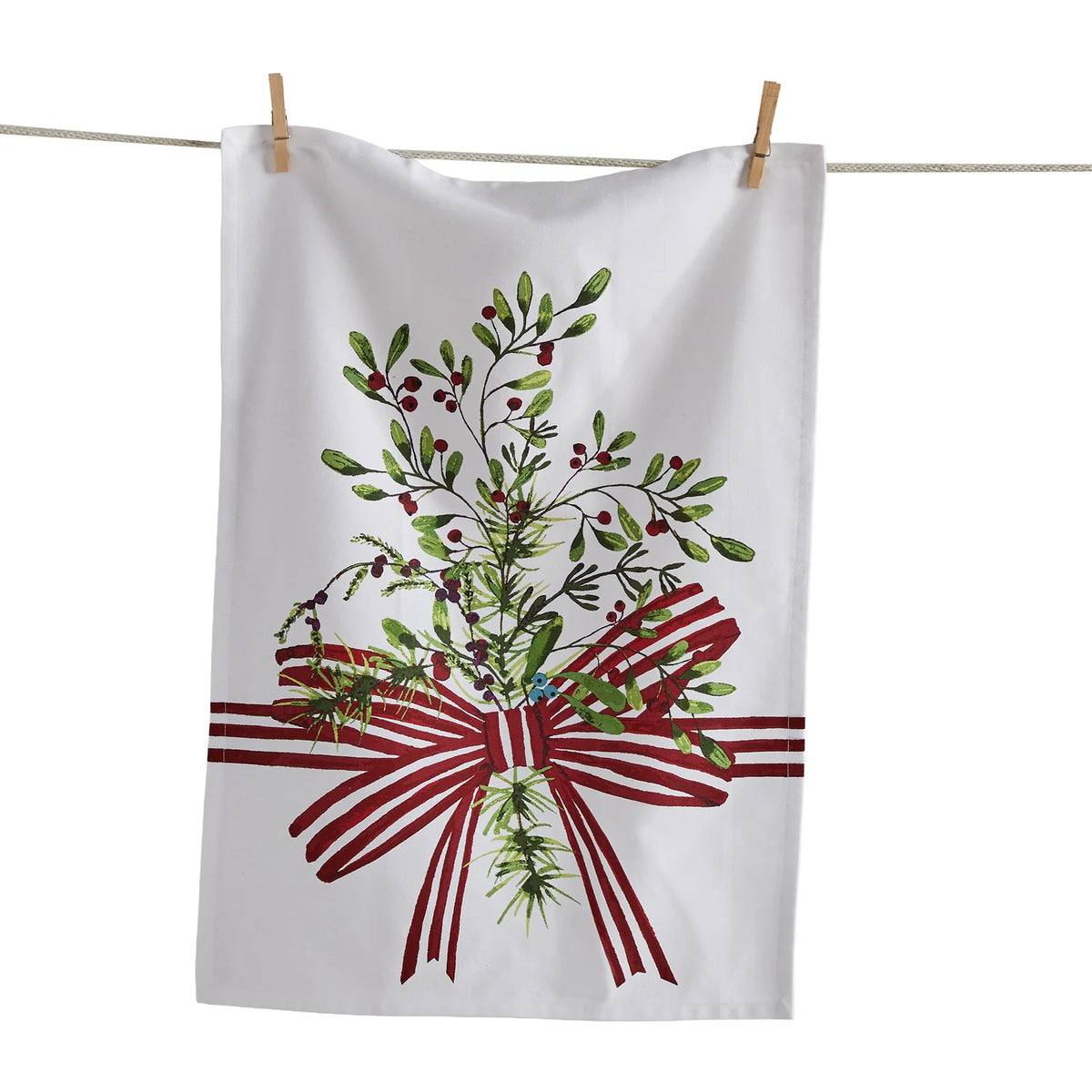 Winter Berries Dishtowel | tag