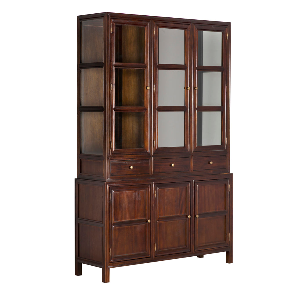 Colonial Hutch, Hand Rubbed Brown by NOIR