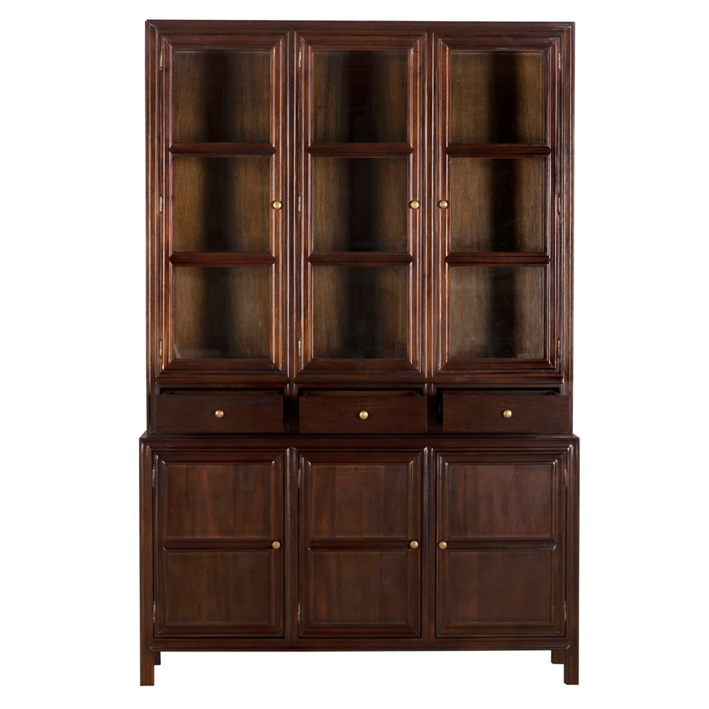 Colonial Hutch, Hand Rubbed Brown by NOIR