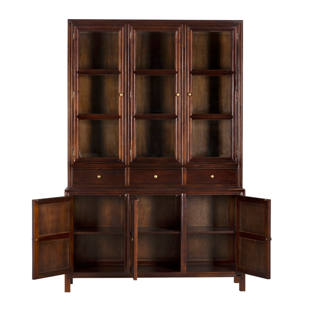 Colonial Hutch, Hand Rubbed Brown by NOIR