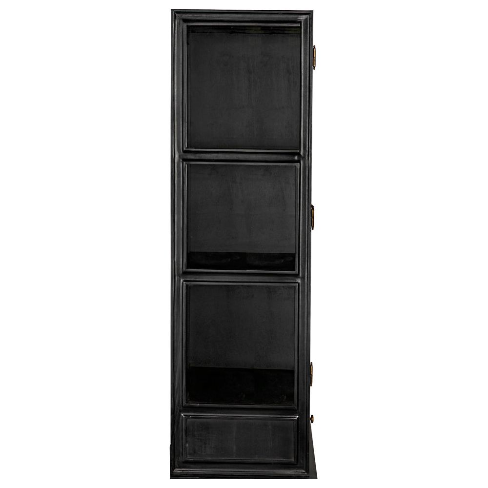 Colonial Hutch, Hand Rubbed Black by NOIR