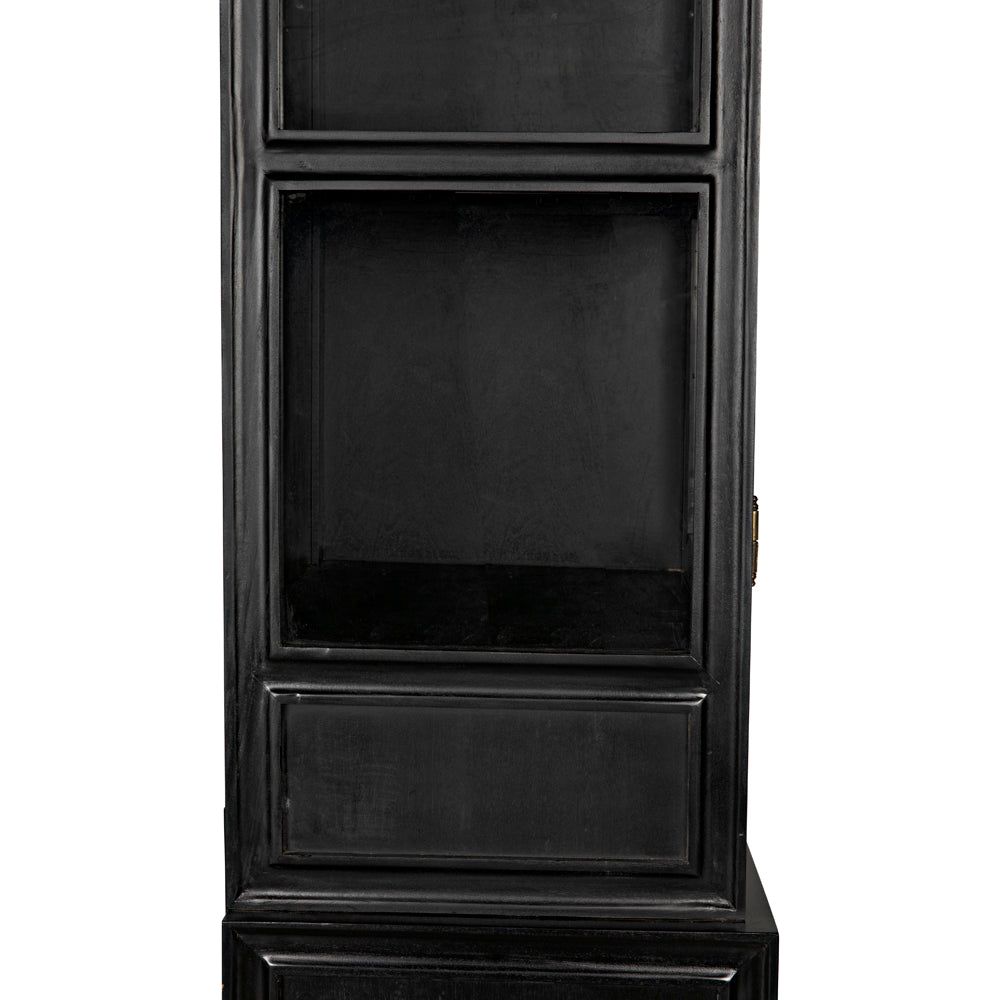 Colonial Hutch, Hand Rubbed Black by NOIR